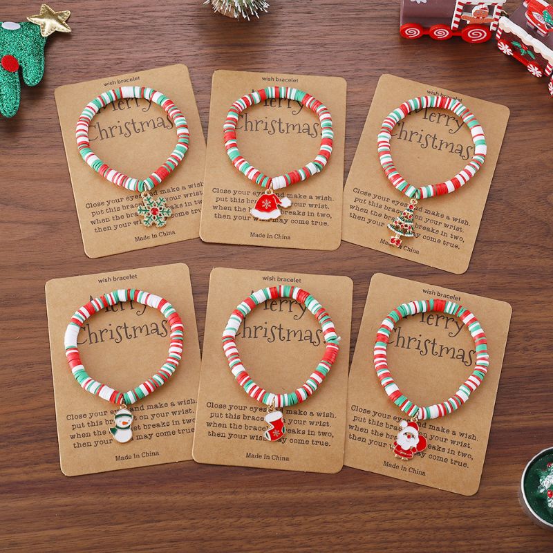 Christmas,Christmas element wishing bracelet